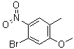 structure of CAS# 1807224-98-1, 1-Bromo-5-methoxy-4-methyl-2-nitrobenzene