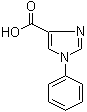 1-苯基-1H-咪唑-4-羧酸分子结构 (CAS 18075-64-4)