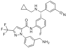 Berotralstat molecular structure (CAS 1809010-50-1)