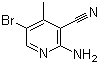 2-Amino-5-bromo-3-cyano-4-picoline molecular structure (CAS 180994-87-0)