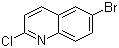 6-Bromo-2-chloroquinoline molecular structure (CAS 1810-71-5)