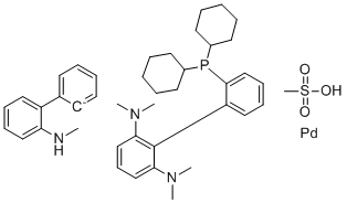 CPhos Pd G4 molecular structure (CAS 1810068-32-6)