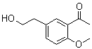 1-[5-(2-Hydroxyethyl)-2-methoxyphenyl]ethanone molecular structure (CAS 181115-16-2)