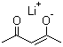 乙酰丙酮锂分子结构 (CAS 18115-70-3)