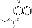 Carbonic acid 5-chloro-8-quinolyl ethyl ester molecular structure (CAS 18119-31-8)