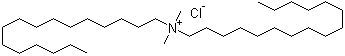 structure of CAS# 1812-53-9, Dihexadecyl dimethyl ammonium chloride;Dicetyldimethylammonium chloride; Dihexadecyldimethylammonium chloride