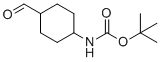Tert-butyl trans-4-formylcyclohexylcarbamate molecular structure (CAS 181308-56-5)