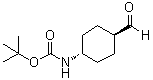 structure of CAS# 181308-57-6, (trans-4-Formylcyclohexyl)carbamic acid tert-butyl ester;1,1-Dimethylethyl (trans-4-formylcyclohexyl)carbamate; tert-Butyl (trans-4-formylcyclohexyl)carbamate; trans-(4-Formylcyclohexyl)carbamate tert-butyl ester; trans-tert-Butyl [4-formylcyclohexyl]carbamate