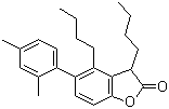 Xylyl dibutylbenzofuranone molecular structure (CAS 181314-48-7)