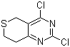 2,4-Dichloro-7,8-dihydro-5H-thiopyrano[4,3-d]pyrimidine molecular structure (CAS 181374-43-6)