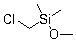 Chloromethyl(dimethyl)methoxysilane molecular structure (CAS 18143-33-4)