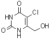 5-Chloro-6-(hydroxymethyl)-2,4(1H,3H)-pyrimidinedione molecular structure (CAS 1815580-54-1)
