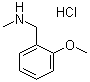 2-Methoxy-N-methylbenzenemethanamine hydrochloride molecular structure (CAS 181880-42-2)
