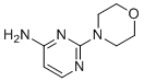 结构式 CAS# 18215-94-6, 2-吗啉-4-基-嘧啶-4-基胺
