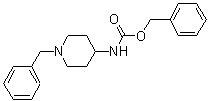 Benzyl (1-benzylpiperidin-4-yl)carbamate molecular structure (CAS 182223-53-6)