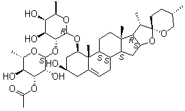 Lirioprolioside B molecular structure (CAS 182284-68-0)