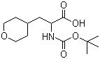 2-N-Boc-Amino-3-(4-tetrahydropyranyl)propionic acid molecular structure (CAS 182287-51-0)