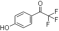 structure of CAS# 1823-63-8, 4'-Hydroxy-2,2,2-trifluoroacetophenone;2,2,2-Trifluoro-1-(4-hydroxyphenyl)ethanone; 4-(Trifluoroacetyl)phenol