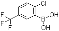 2-Chloro-5-(trifluoromethyl)phenylboronic acid molecular structure (CAS 182344-18-9)