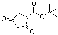2,4-Dioxo-1-pyrrolidinecarboxylic acid 1,1-dimethylethyl ester molecular structure (CAS 182352-59-6)