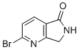 2-Bromo-6,7-dihydro-pyrrolo[3,4-b]pyridin-5-one molecular structure (CAS 1823921-07-8)