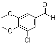 3-Chloro-4,5-dimethoxybenzaldehyde molecular structure (CAS 18268-68-3)