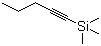 1-(Trimethylsilyl)-1-pentyne molecular structure (CAS 18270-17-2)