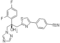 Ravuconazole molecular structure (CAS 182760-06-1)