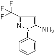 2-Phenyl-5-trifluoromethyl-2H-pyrazol-3-amine molecular structure (CAS 182923-55-3)