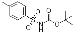 structure of CAS# 18303-04-3, tert-Butyl N-tosylcarbamate;N-Boc-p-toluenesulfonamide; N-Boc-toluenesulfonamide; tert-Butyl N-(p-tosyl)carbamate; tert-Butyl N-[(4-methylphenyl)sulfonyl]carbamate