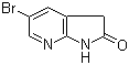 5-Bromo-1H-pyrrolo[2,3-b]pyridin-2(3H)-one molecular structure (CAS 183208-34-6)