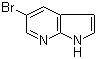结构式 CAS# 183208-35-7, 5-溴-7-氮杂吲哚; 5-溴-1H-吡咯并[2,3-b]吡啶