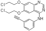 6,7-Bis(2-chloroethoxy)-N-(3-ethynylphenyl)-4-quinazolinamine molecular structure (CAS 183321-82-6)