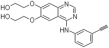 4-[(3-Ethynylphenyl)amino]-6,7-bis(2-hydroxyethoxy)quinazoline molecular structure (CAS 183321-84-8)