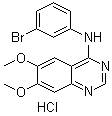 6,7-Dimethoxy-4-[N-(3-bromophenyl)amino]quinazoline hydrochloride molecular structure (CAS 183322-45-4)