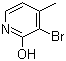 2-Hydroxy-3-bromo-4-methylpyridine molecular structure (CAS 18368-59-7)