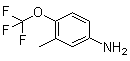 3-Methyl-4-(trifluoromethoxy)aniline molecular structure (CAS 183945-52-0)