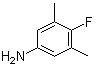 4-氟-3,5-二甲基苯胺分子结构 (CAS 1840-27-3)