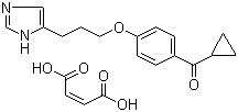 Ciproxifan maleate molecular structure (CAS 184025-19-2)