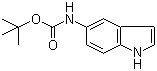 5-N-Boc-Amino-1H-indole molecular structure (CAS 184031-16-1)