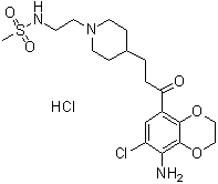 舒兰色罗盐酸盐分子结构 (CAS 184159-40-8)