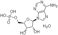 Adenosine 5'-monophosphate monohydrate molecular structure (CAS 18422-05-4)