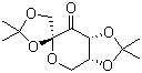 1,2:4,5-二-O-异亚丙基-beta-D-赤式-2,3-二酮-2,6-吡喃糖分子结构 (CAS 18422-53-2)