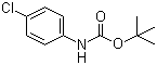 tert-Butyl N-(4-chlorophenyl)carbamate molecular structure (CAS 18437-66-6)