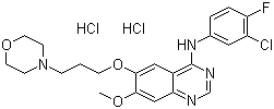 Gefitinib dihydrochloride molecular structure (CAS 184475-56-7)
