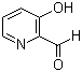 3-羟基-2-吡啶甲醛分子结构 (CAS 1849-55-4)