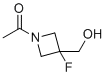 1-(3-Fluoro-3-(hydroxymethyl)azetidin-1-yl)ethan-1-one molecular structure (CAS 1849292-73-4)