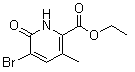 5-Bromo-1,6-dihydro-3-methyl-6-oxo-2-pyridinecarboxylic acid ethyl ester molecular structure (CAS 1849594-85-9)