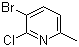 结构式 CAS# 185017-72-5, 3-溴-2-氯-6-甲基吡啶; 2-氯-3-溴-6-甲基吡啶