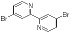 结构式 CAS# 18511-71-2, 4,4'-二溴-2,2'-联吡啶